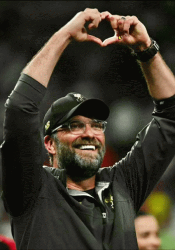 Klopp Doing Heart Sign GIF