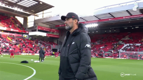 Klopp Stand In The Midst Of Crowd GIF