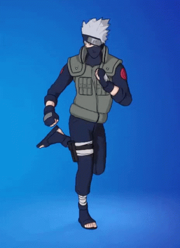Knee Slapper Anime Kakashi Dance GIF