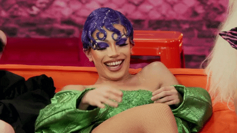Knee Slapper Rupaul Drag Queen GIF