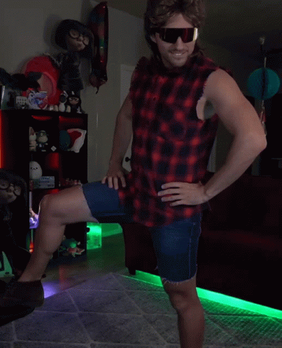 Knee Slapper Sunglasses Man GIF