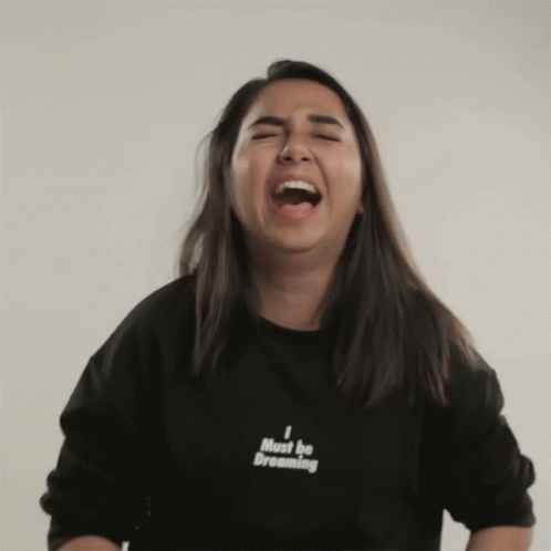 Knee Slapper Woman Laughing GIF