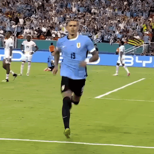 Knee Slide Celebration Darwin Núñez GIF