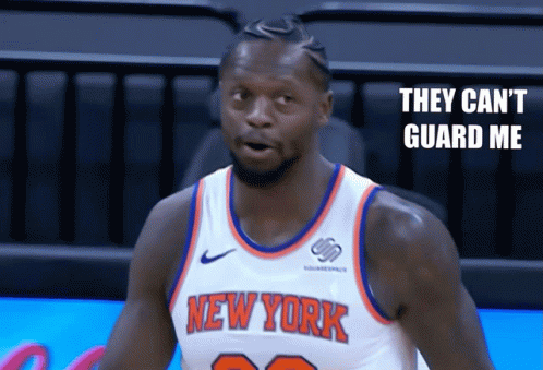 Knicks Julius Randle Can't Be Guarded GIF