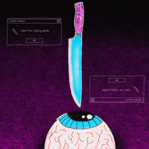 Knife Stabbing An Eye GIF