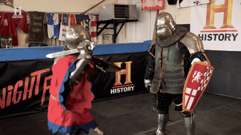 Knight Sparring GIF