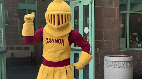 Dancing Knight Mascot GIF
