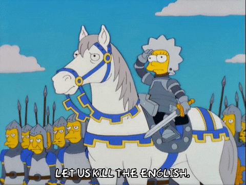 Lisa Simpson Knight GIF