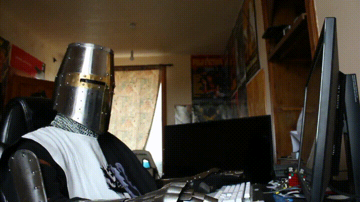 Thumbs Up Knight GIF