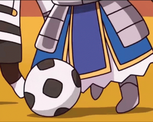 Knight Kicking Ball
