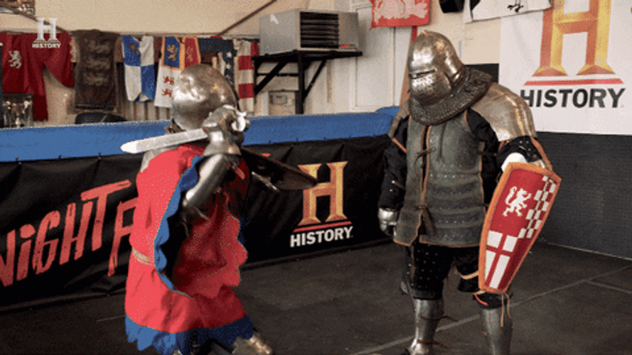 Knight Sparring GIF