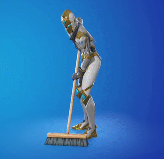 Knight Sweeping Floor