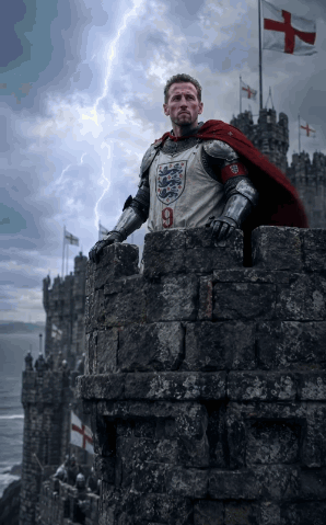 Knight With Number 9 On Chest