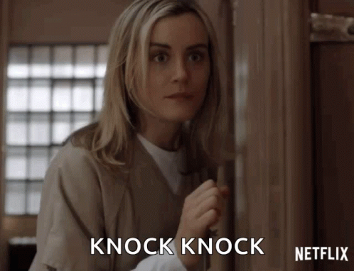 Knock Knock Anyone Home GIF