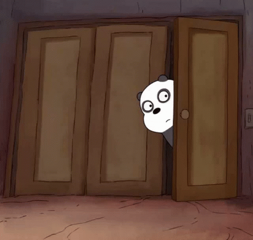 We Bare Bears Knock Knock GIF