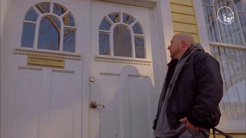 Knock Knock Schitts Creek GIF