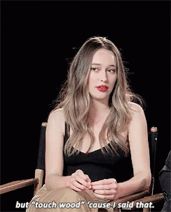 Knock On Wood Alycia Debnam Carey GIF