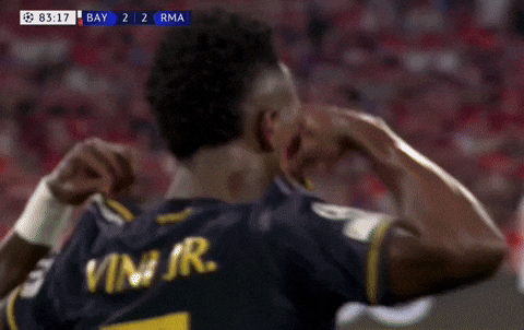 Knock Out Vini Jr GIF