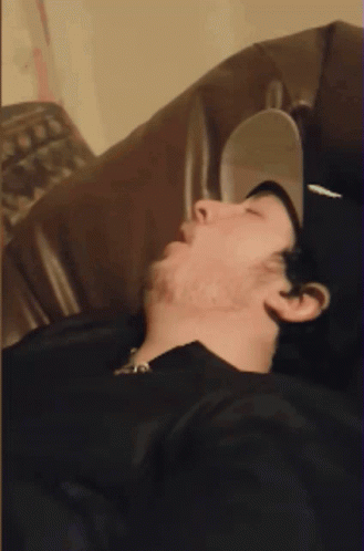 Knockout In Bed Drunk Man Snoring GIF