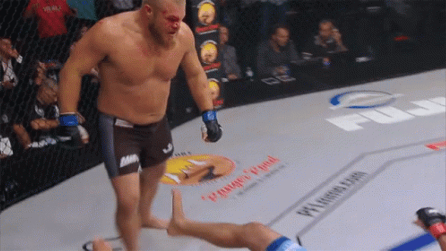 Knockout Kamaru Usman Wrestling Match GIF