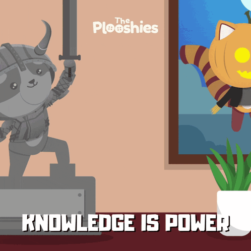 Knowledge Is Power By Cooper GIF