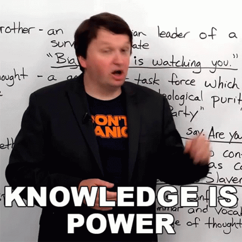 Knowledge Is Power By Professor GIF