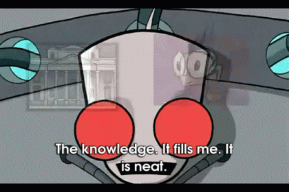 Knowledge It Fills Me It Is Neat GIF