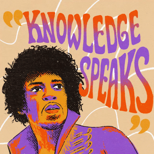 Knowledge Speaks Jimi Hendrix GIF