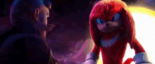 Knuckles Confrontation Movie Scene GIF