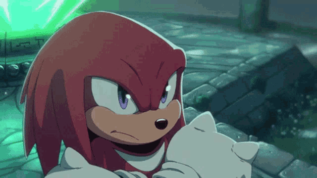 Knuckles The Echidna Sonic Frontiers Gif GIF