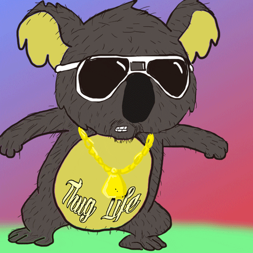 Koala Bear Thug Life GIF