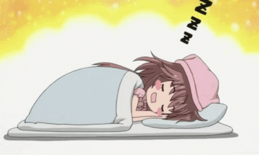 Sleepy Anime Girl Yawning GIF | GIFDB.com