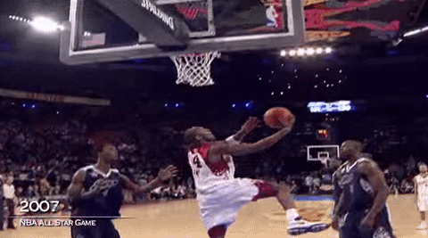 Kobe Bryant 360 Degrees Dunk GIF