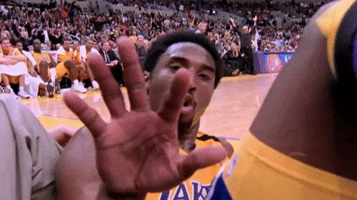 Kobe Bryant Cute Wave GIF