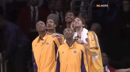 Kobe Bryant Flabbergasted Lakers GIF