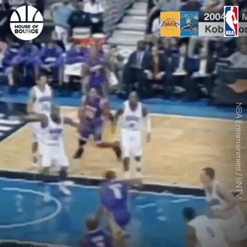 Kobe Bryant Iconic Dunk On Dwight GIF