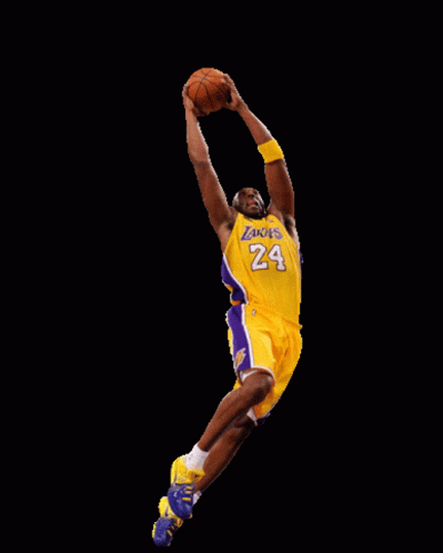 Kobe Bryant Impressive Dunk Angle GIF