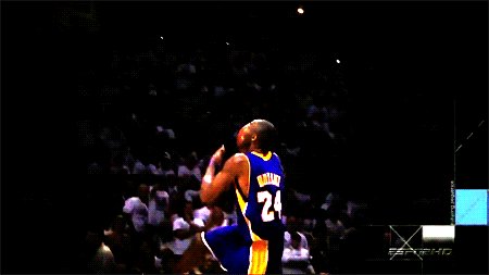 Kobe Bryant Phenomenal Slow Motion Dunk GIF