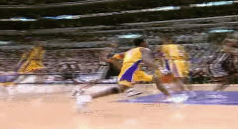 Kobe Bryant Remarkable Dunk Nba GIF