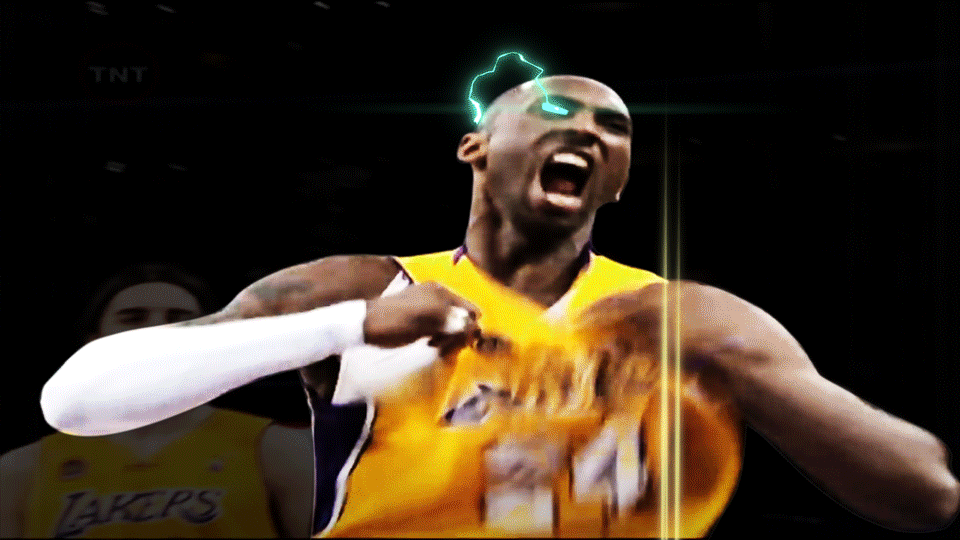 Kobe Bryant Super Saiyan GIF
