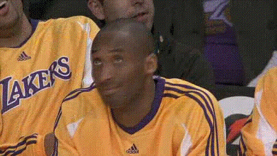 Kobe Bryant Watching Out GIF