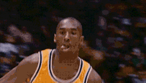 Kobe Tongue Out Dunk GIF