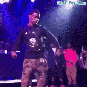 Kodak Black Dancing On The Stage GIF