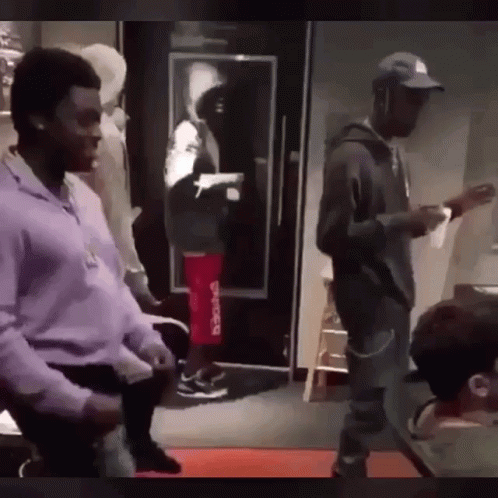 Kodak Black Dancing In The Studio GIF