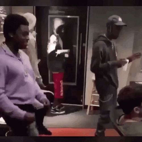 Kodak Black Dancing In The Studio GIF
