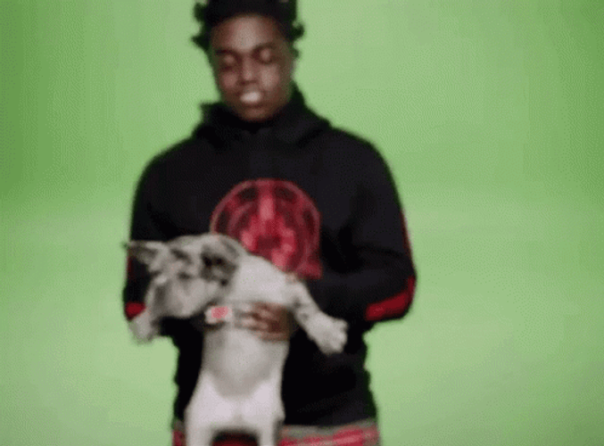 Kodak Black Dancing With His Dog GIF