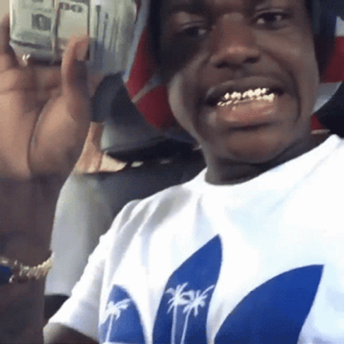 Kodak Black Holding Bundle Of Money GIF