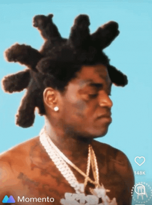 Kodak Black Unique Dreadlocks GIF