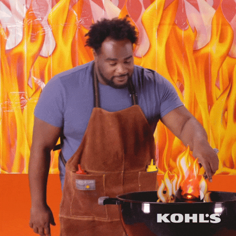 Kohl's Barbecue Grill Dancing Chef GIF