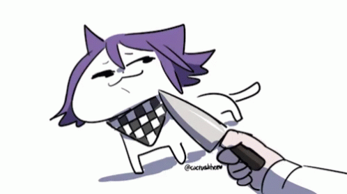 Cartoon Smirking Kokichi GIF